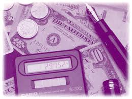 calculator with paper