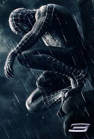 black spiderman suit