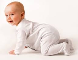 baby crawling