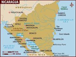 Map of Nicaragua