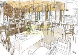 interior design perspective drawing