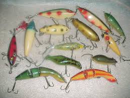 old fishing lures