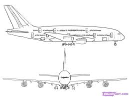 drawing an airplane