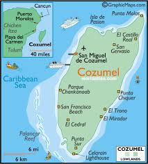cozumel tourist map