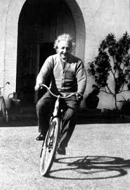 albert einstein bicycle