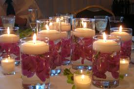 floating flower centerpiece
