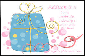 1st birthday invitation card