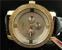 big face diamond watch