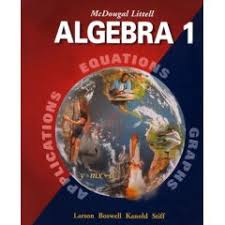 algebra 1 textbook mcdougal littell