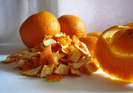 dried orange peel