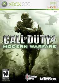 call of duty 4 xbox 360 game