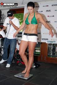 Gina Carano up skirt
