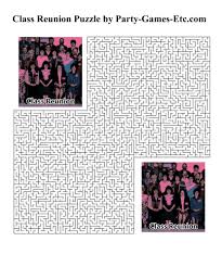 printable family reunion puzzles