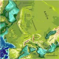 map tolkien