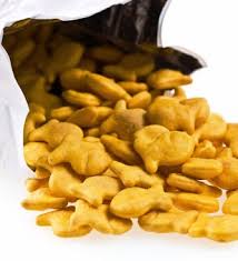 colored goldfish crackers