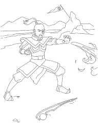 avatar coloring page