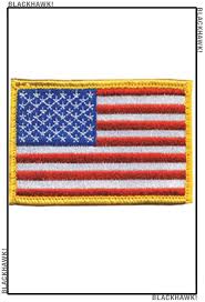 black american flag patch
