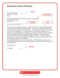 fax letter format