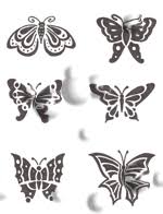 butterfly henna tattoos