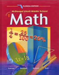 middle school math book