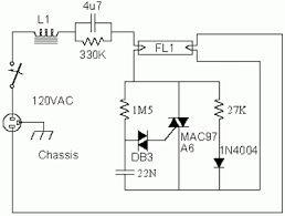electronic ballast circuit