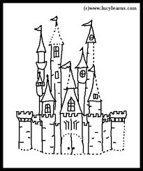 disney castle coloring pages