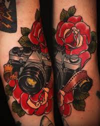 camera tattoo