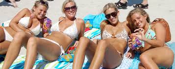Spring Break Babes going wild, as usual ...