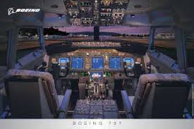 737 cockpit poster
