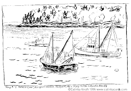 drawing boats