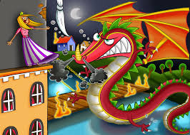 princess and the dragon