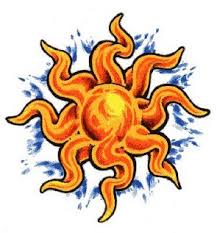 sun tattoo designs