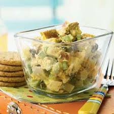 Chicken salad steak and grill