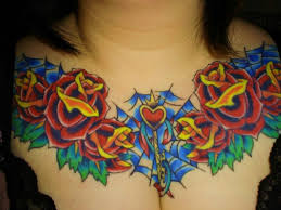 blue rose tattoos
