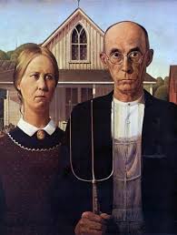 american gothic by grant wood