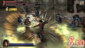 samurai warriors psp