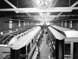 wooden train cars