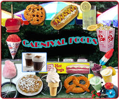 foods you find at a carnival