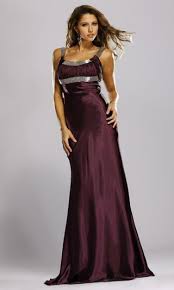 evening dress purple