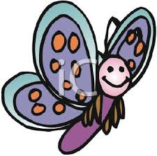 cartoon butterflies