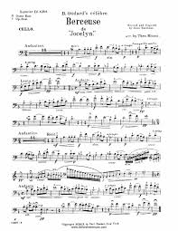 cello solos sheet music