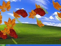 autumn leaves are falling