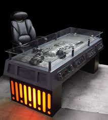 Frozen in Carbonite desk.