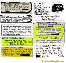 newspaper ads