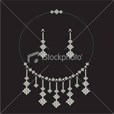 diamond necklace set