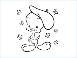 Tweety coloring page 2