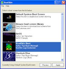 create bootskin