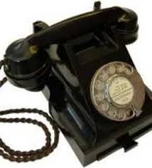 an old telephone