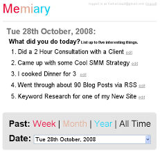 online diary