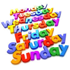 days of the week